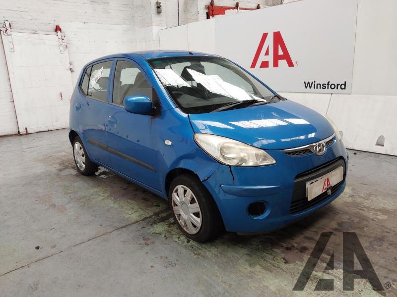 2009 HYUNDAI I10 ES 1086cc PETROL MANUAL 5 Speed 5 DOOR HATCHBACK