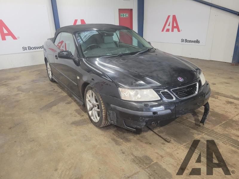 2006 SAAB 9-3 AERO T 1998cc TURBO PETROL SEMI AUTO 5 Speed 2 DOOR CONVERTIBLE