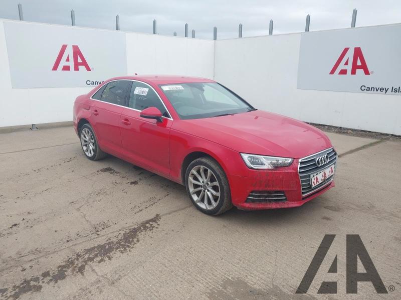 2016 AUDI A4 TFSI SPORT 1395cc TURBO PETROL MANUAL 6 Speed 4 DOOR SALOON