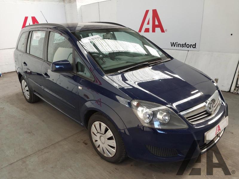 2013 VAUXHALL ZAFIRA EXCLUSIV CDTI ECOFLEX 1686cc TURBO DIESEL MANUAL 5 DOOR MPV