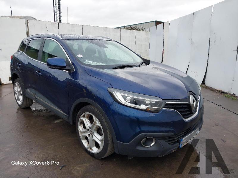 2016 RENAULT KADJAR DYNAMIQUE S NAV DCI 1598cc TURBO DIESEL MANUAL 6 Speed 5 DOOR HATCHBACK