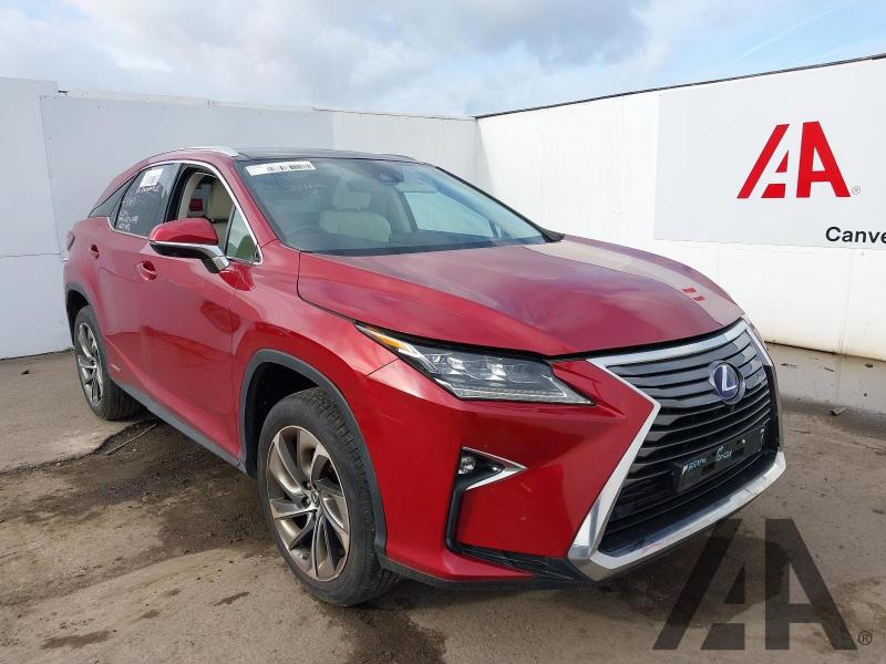2018 LEXUS RX 450H TAKUMI 3456cc PETROL/ELECTRIC CVT 5 DOOR ESTATE