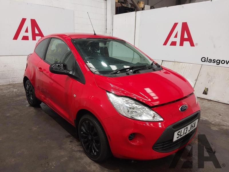 2013 FORD KA ZETEC 1242cc PETROL MANUAL 5 Speed 3 DOOR HATCHBACK