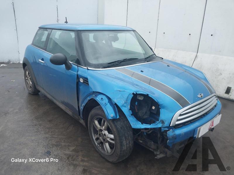 2011 MINI HATCH ONE PIMLICO 1598cc PETROL MANUAL 6 Speed 3 DOOR HATCHBACK