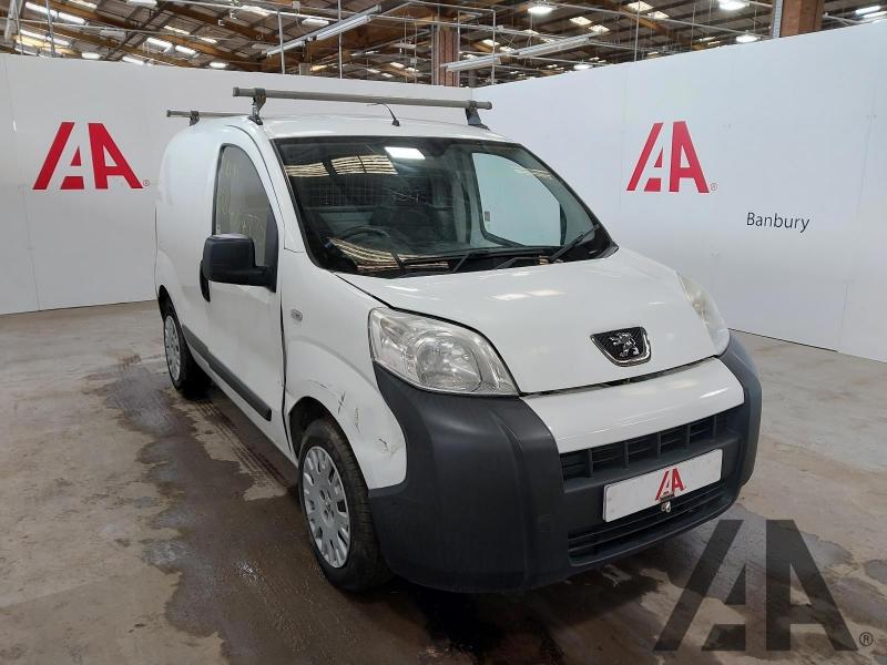 2013 PEUGEOT BIPPER HDI PROFESSIONAL 1248cc TURBO DIESEL MANUAL 5 Speed PANEL VAN