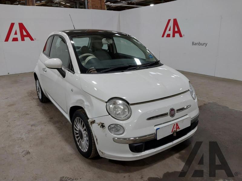 2010 FIAT 500 LOUNGE 1242cc PETROL MANUAL 3 DOOR HATCHBACK