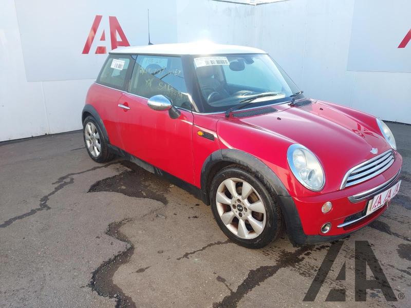 2005 MINI HATCH COOPER 1598cc PETROL MANUAL 5 Speed 3 DOOR HATCHBACK
