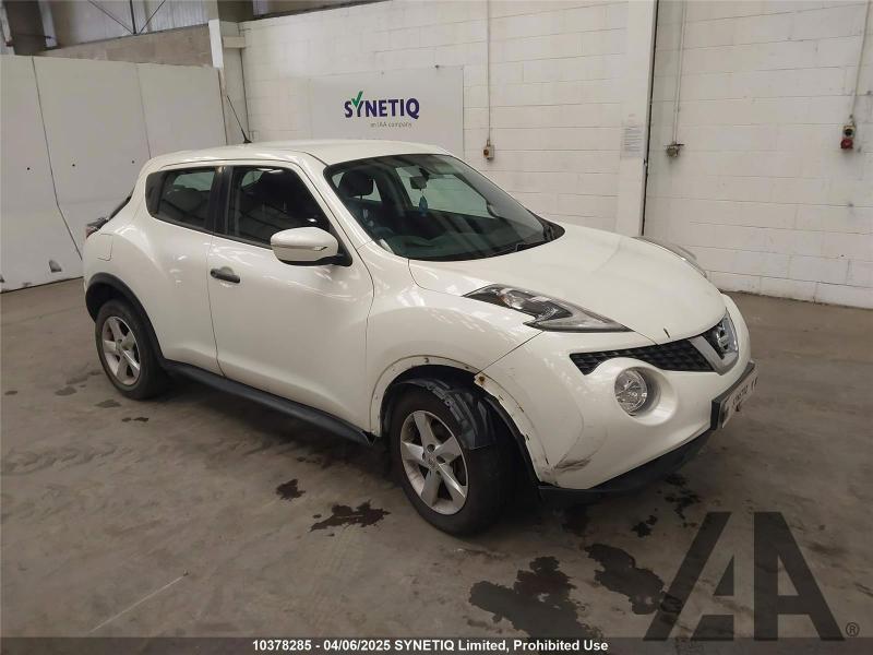 2015 NISSAN JUKE VISIA DCI 1461cc TURBO DIESEL MANUAL 5 DOOR HATCHBACK