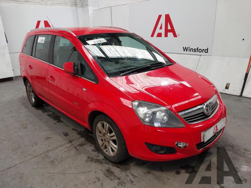 2013 VAUXHALL ZAFIRA DESIGN NAV CDTI ECOFLEX 1686cc TURBO DIESEL MANUAL 6 Speed 5 DOOR MPV