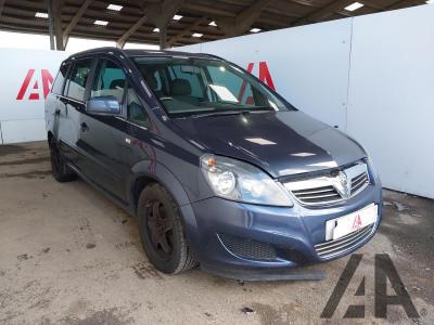 Image of 2011 VAUXHALL ZAFIRA EXCLUSIV 1796cc PETROL MANUAL 5 DOOR MPV