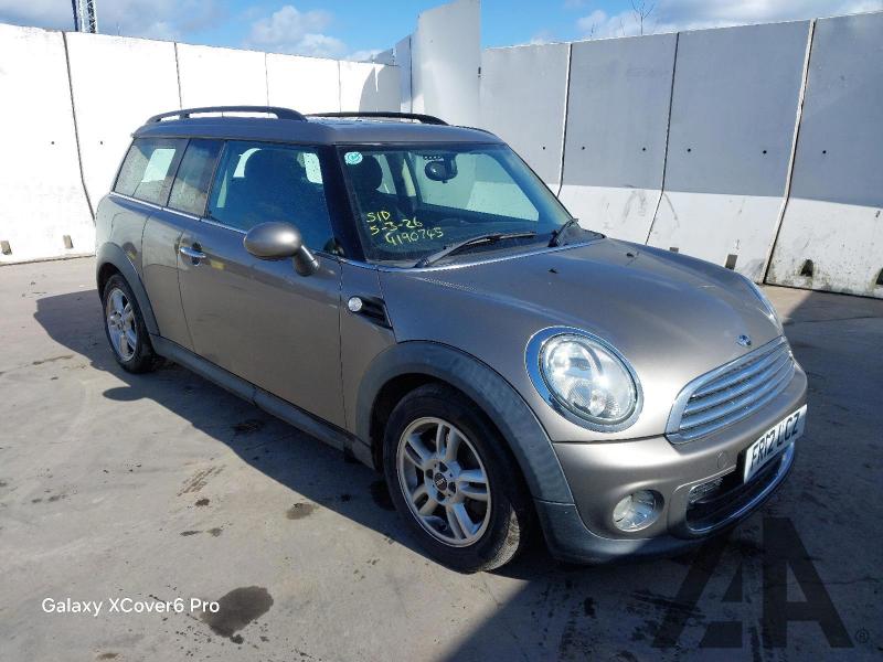 2012 MINI CLUBMAN ONE D 1598cc TURBO DIESEL MANUAL 6 Speed 5 DOOR ESTATE