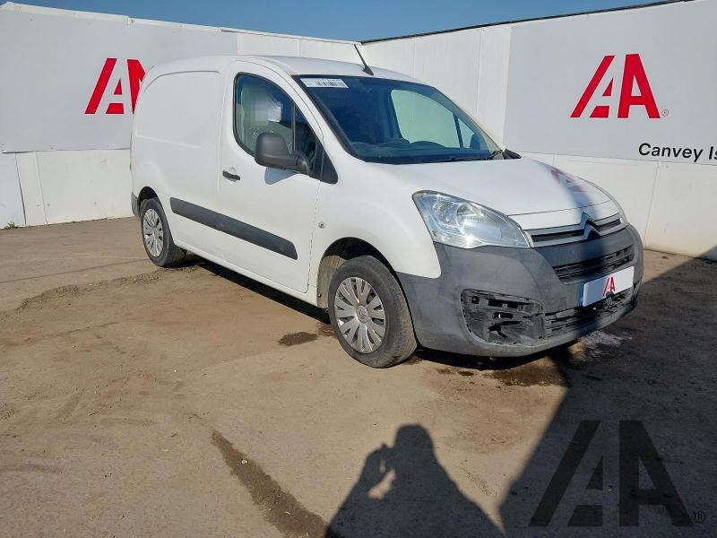2017 CITROEN BERLINGO 625 ENTERPRISE L1 BLUEHDI 1560cc TURBO DIESEL MANUAL 5 Speed PANEL VAN