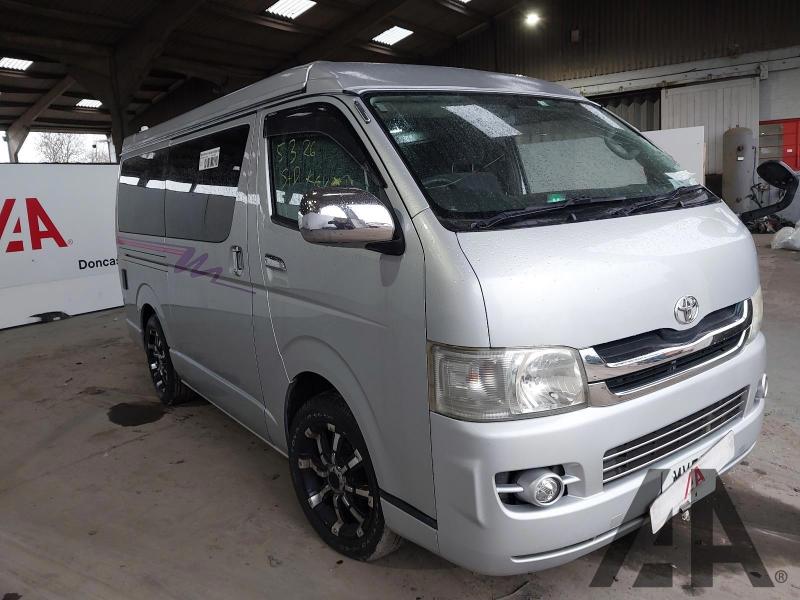2008 TOYOTA HI-ACE IMPORT DX 1998cc PETROL AUTOMATIC 5 DOOR MOTORHOME 5 DOOR