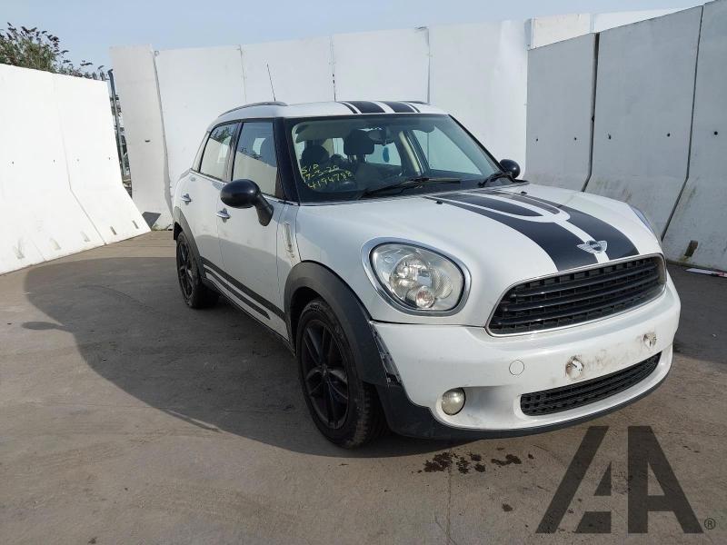 2012 MINI COUNTRYMAN ONE D 1598cc TURBO DIESEL MANUAL 6 Speed 5 DOOR HATCHBACK
