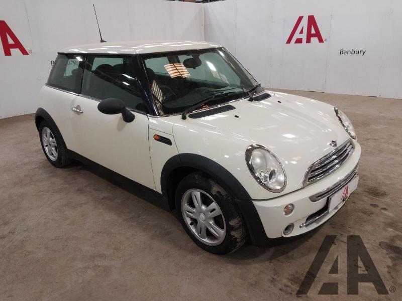 2006 MINI HATCH ONE 1598cc PETROL MANUAL 5 Speed 3 DOOR HATCHBACK