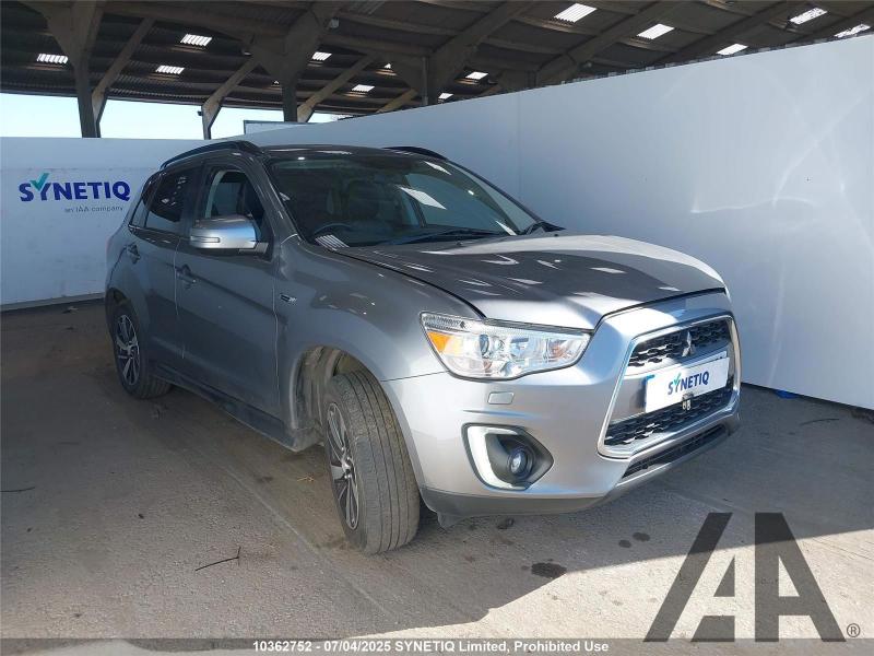 2015 MITSUBISHI ASX DI-D 4 2268cc TURBO DIESEL AUTOMATIC 6 Speed 5 DOOR HATCHBACK