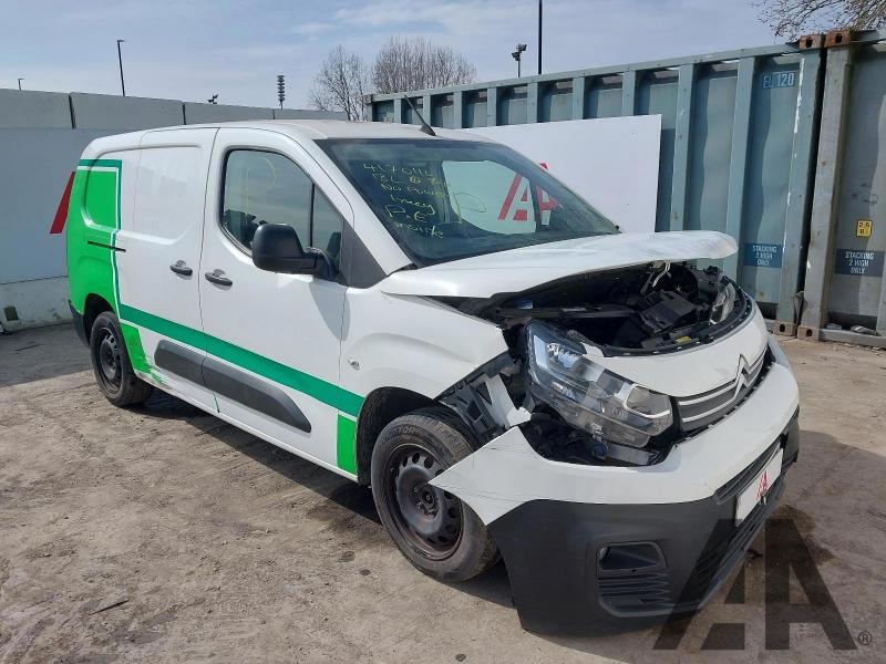 2020 CITROEN BERLINGO 950 ENTERPRISE XL BLUEHDI S/S 1499cc TURBO DIESEL MANUAL 3 DOOR PANEL VAN