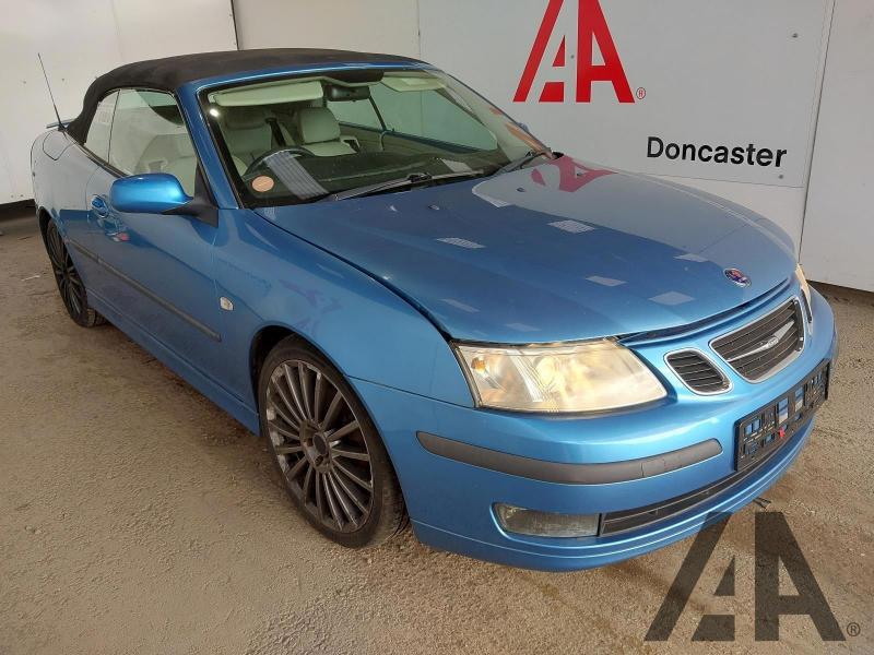 2006 SAAB 9-3 VECTOR TID 1910cc TURBO DIESEL MANUAL 6 Speed 2 DOOR CONVERTIBLE