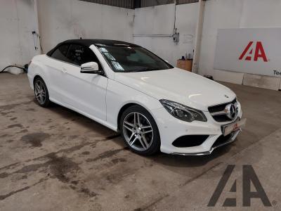 Image of 2015 MERCEDES E-CLASS E220 BLUETEC AMG LINE 2143cc TURBO DIESEL AUTOMATIC 2 DOOR CONVERTIBLE