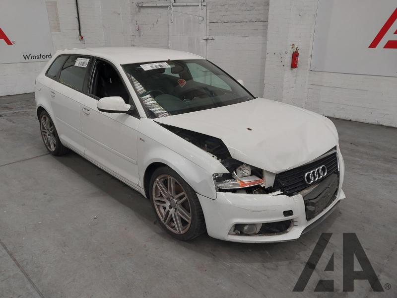2012 AUDI A3 SPORTBACK TDI S LINE 1968cc TURBO DIESEL MANUAL 6 Speed 5 DOOR HATCHBACK