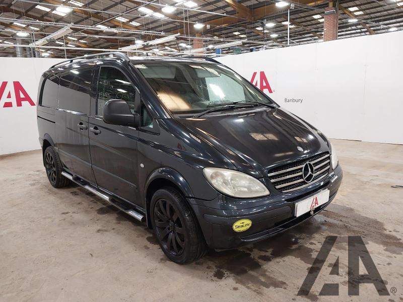 2007 MERCEDES VITO 115 CDI COMPACT SWB 2148cc TURBO DIESEL MANUAL PANEL VAN