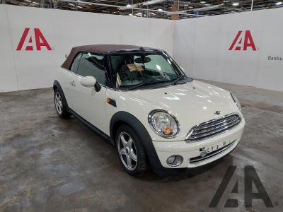 Image of 2009 MINI CONVERTIBLE COOPER 1598cc PETROL MANUAL 6 Speed 2 DOOR CONVERTIBLE