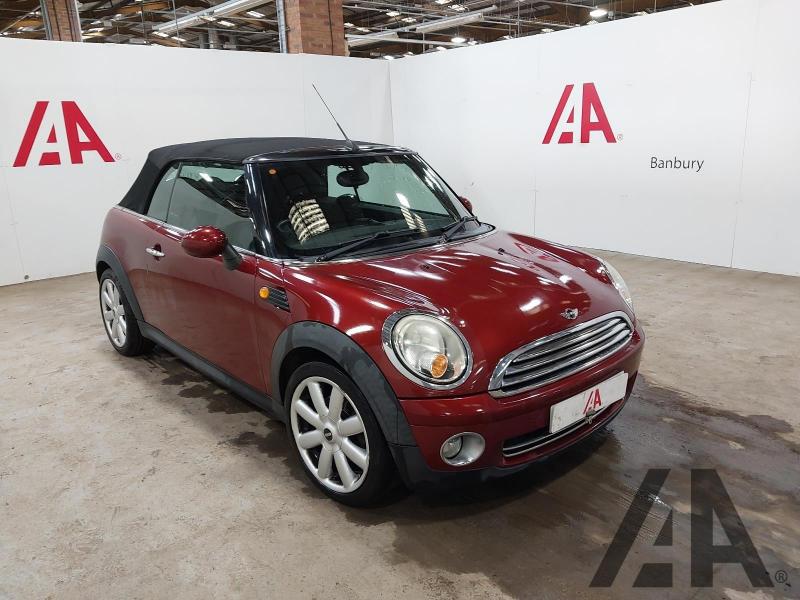 2009 MINI CONVERTIBLE COOPER 1598cc PETROL AUTOMATIC 6 Speed 2 DOOR CONVERTIBLE