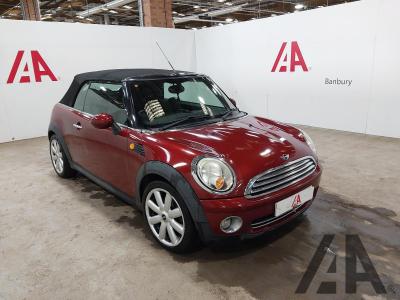 Image of 2009 MINI CONVERTIBLE COOPER 1598cc PETROL AUTOMATIC 6 Speed 2 DOOR CONVERTIBLE
