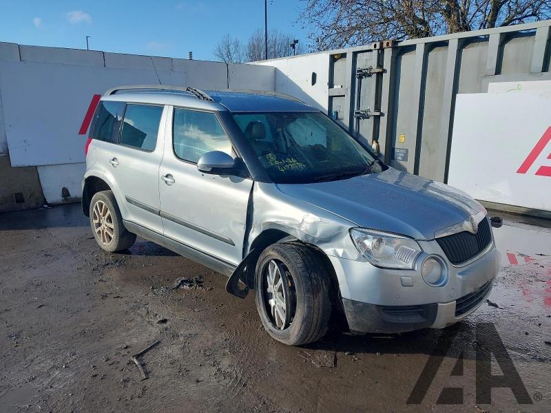2009 SKODA YETI ELEGANCE TDI CR 1968cc TURBO DIESEL MANUAL 5 DOOR HATCHBACK