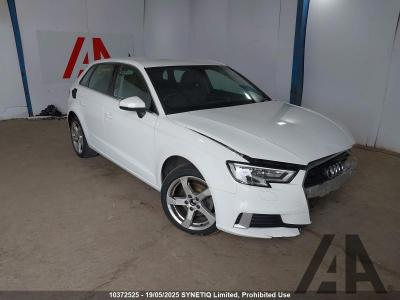 Image of 2019 AUDI A3 SPORTBACK TFSI SPORT 35 1498cc TURBO PETROL MANUAL 6 Speed 5 DOOR HATCHBACK