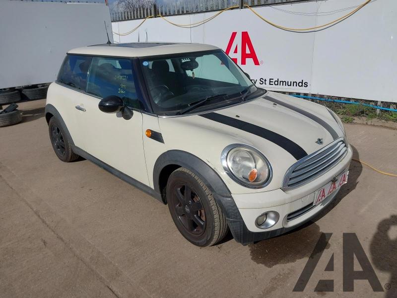 2008 MINI HATCH ONE 1397cc PETROL MANUAL 6 Speed 3 DOOR HATCHBACK