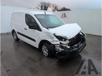 Image of 2016 PEUGEOT PARTNER HDI PROFESSIONAL 625 1560cc TURBO DIESEL MANUAL 5 Speed PANEL VAN