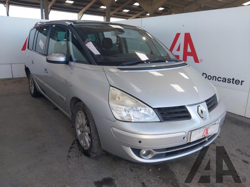 2009 RENAULT GRAND ESPACE DYNAMIQUE DCI 1995cc TURBO DIESEL MANUAL 6 Speed 5 DOOR MPV