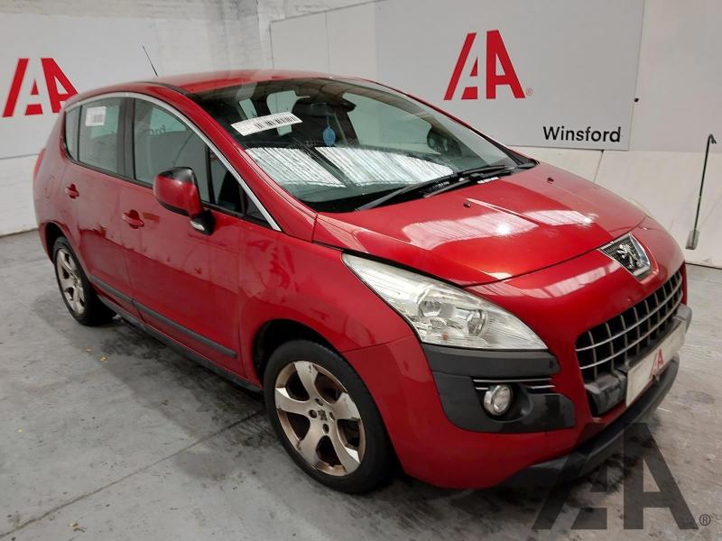 2012 PEUGEOT 3008 ACTIVE HDI FAP 1560cc TURBO DIESEL MANUAL 6 Speed 5 DOOR HATCHBACK