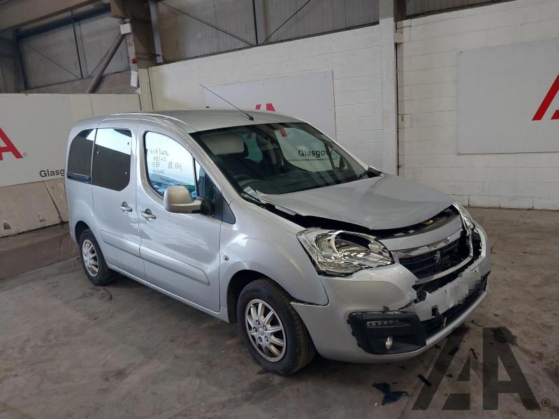 2018 PEUGEOT PARTNER HORIZON RE 1560cc TURBO DIESEL SEMI AUTO 5 DOOR MPV
