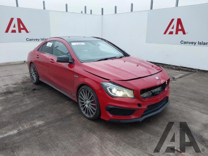 2015 MERCEDES CLA CLA45 AMG 4MATIC 1991cc TURBO PETROL SEMI AUTO 7 Speed 4 DOOR COUPE