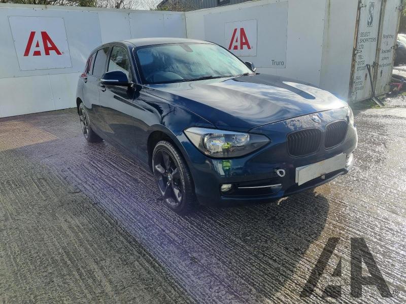 2012 BMW 1 SERIES 118D SPORT 1995cc TURBO DIESEL MANUAL 5 DOOR HATCHBACK