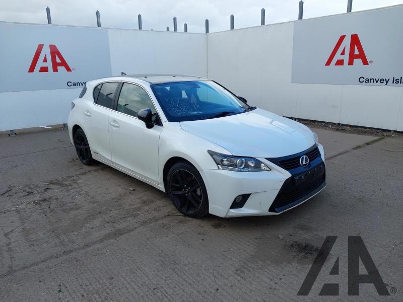 2017 LEXUS CT 200H SPORT 1798cc PETROL/ELECTRIC CVT 1 Speed 5 DOOR HATCHBACK