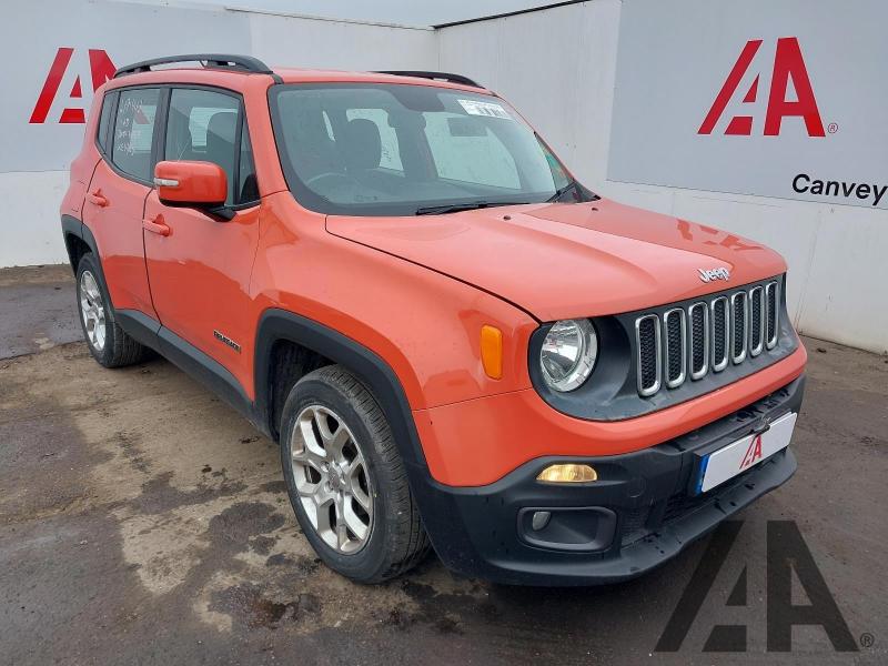 2017 JEEP RENEGADE M-JET LONGITUDE 1598cc TURBO DIESEL MANUAL 6 Speed 5 DOOR ESTATE