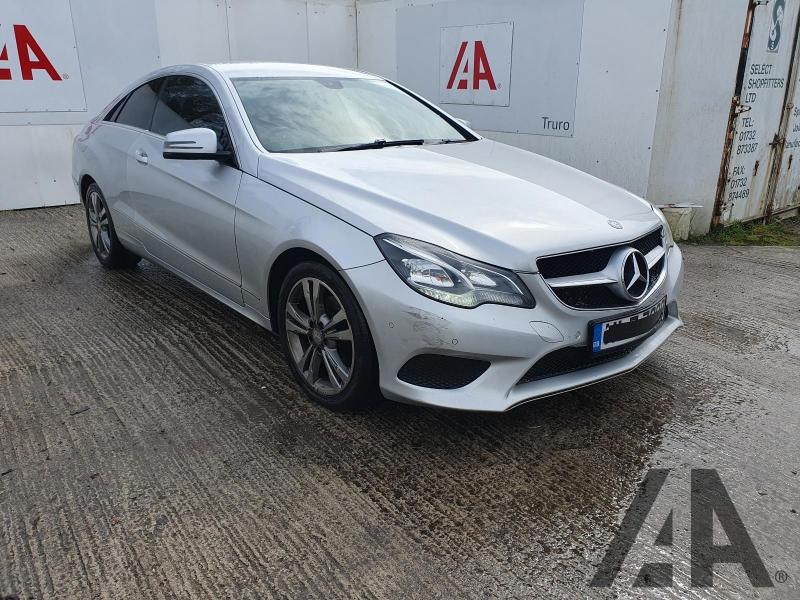 2014 MERCEDES E-CLASS E220 CDI SE 2143cc TURBO DIESEL AUTOMATIC 2 DOOR COUPE