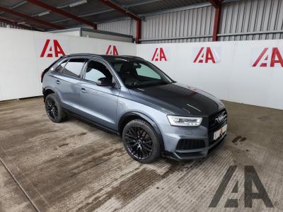 Image of 2018 AUDI Q3 TFSI QUATTRO S LINE BLACK EDIT 1984cc TURBO PETROL SEMI AUTO 5 DOOR ESTATE