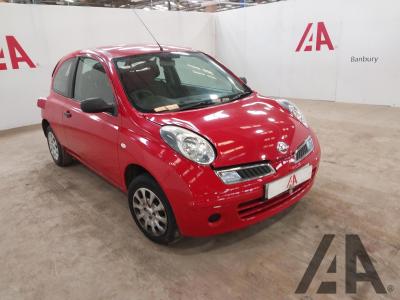Image of 2010 NISSAN MICRA VISIA 1240cc PETROL MANUAL 5 Speed 3 DOOR HATCHBACK