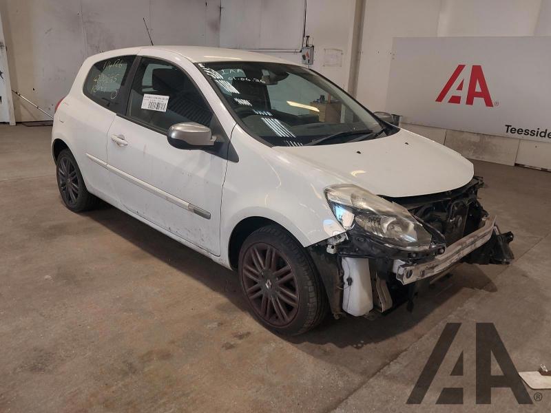 2012 RENAULT CLIO DYNAMIQUE TOMTOM 16V 1149cc PETROL MANUAL 5 Speed 3 DOOR HATCHBACK