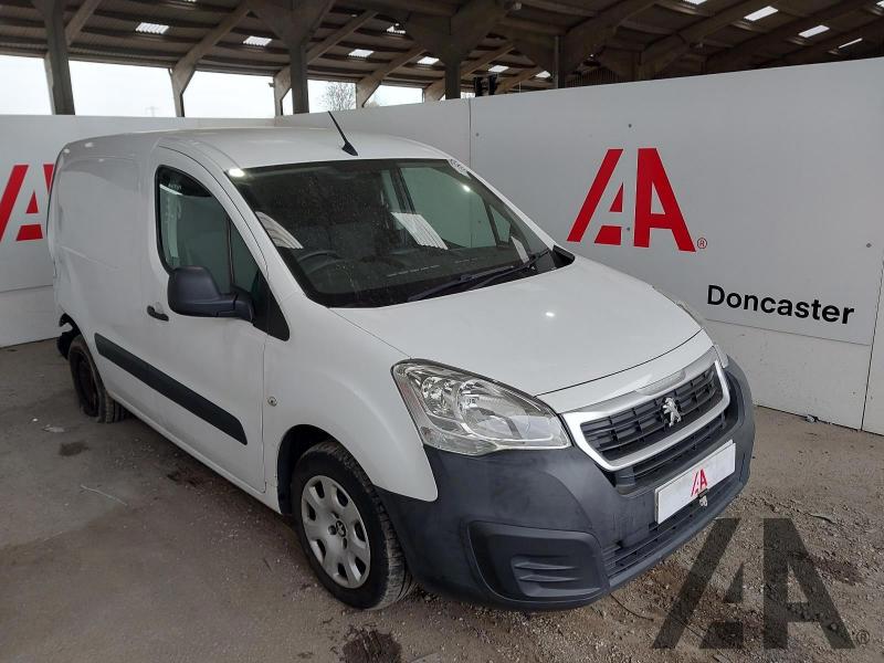 2018 PEUGEOT PARTNER BLUE HDI PROFESSIONAL L1 1560cc TURBO DIESEL MANUAL 5 Speed PANEL VAN