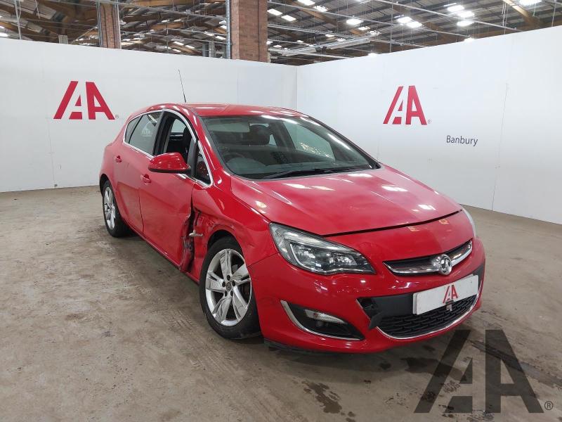 2013 VAUXHALL ASTRA SRI 1598cc PETROL MANUAL 5 Speed 5 DOOR HATCHBACK