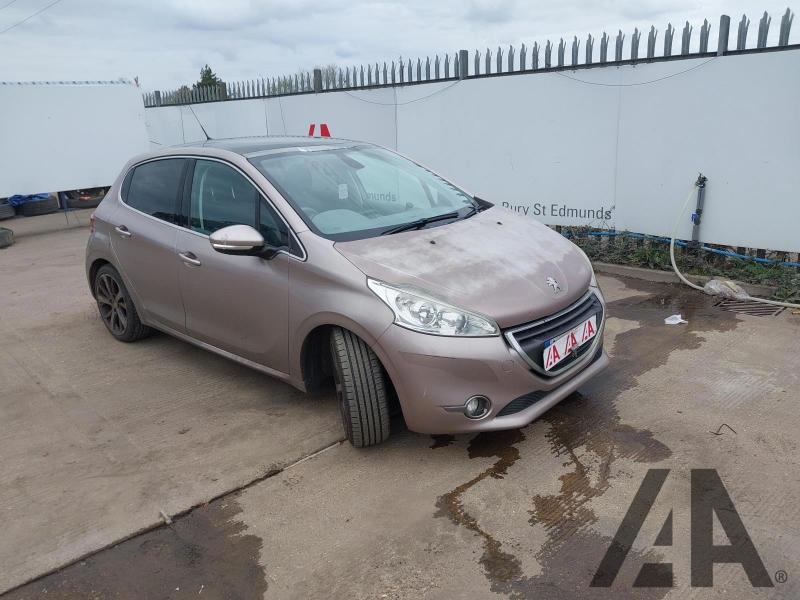2012 PEUGEOT 208 FELINE E-HDI 1560cc TURBO DIESEL SEMI AUTO 5 DOOR HATCHBACK