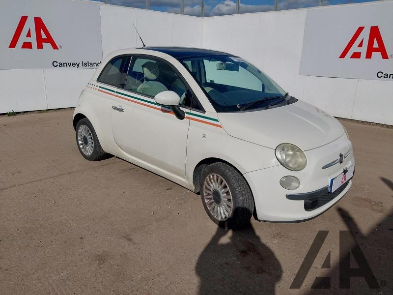 2009 FIAT 500 LOUNGE 1242cc PETROL MANUAL 3 DOOR HATCHBACK