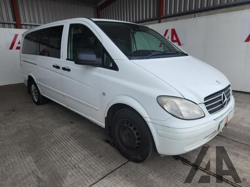 2011 MERCEDES VITO 111 CDI LONG TRAVELINER SWB 2148cc TURBO DIESEL MANUAL MINIBUS