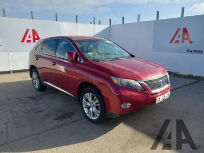 Image of 2009 LEXUS RX 450H SE-I 3456cc PETROL/ELECTRIC CVT 1 Speed 5 DOOR ESTATE