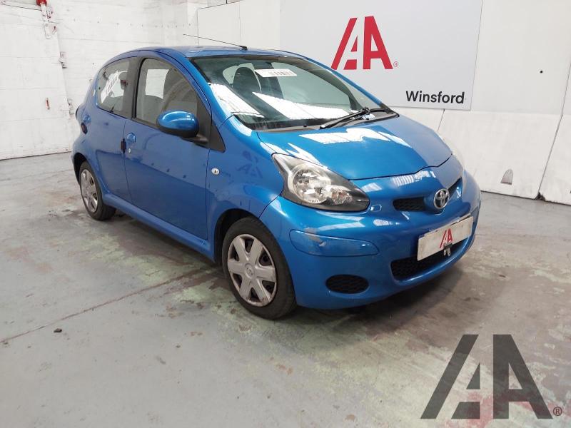 2010 TOYOTA AYGO VVT-I BLUE 998cc PETROL MANUAL 5 DOOR HATCHBACK